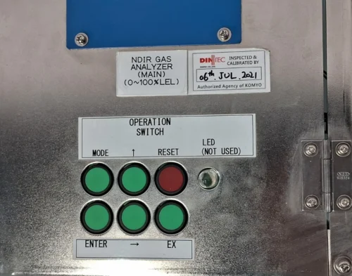 KOMYO KITAGAWA FMA-231UR INFLAMMABLE GAS ALARM SYSTEM/NDIR GAS ANYLZER WITHSPARE - Image 16