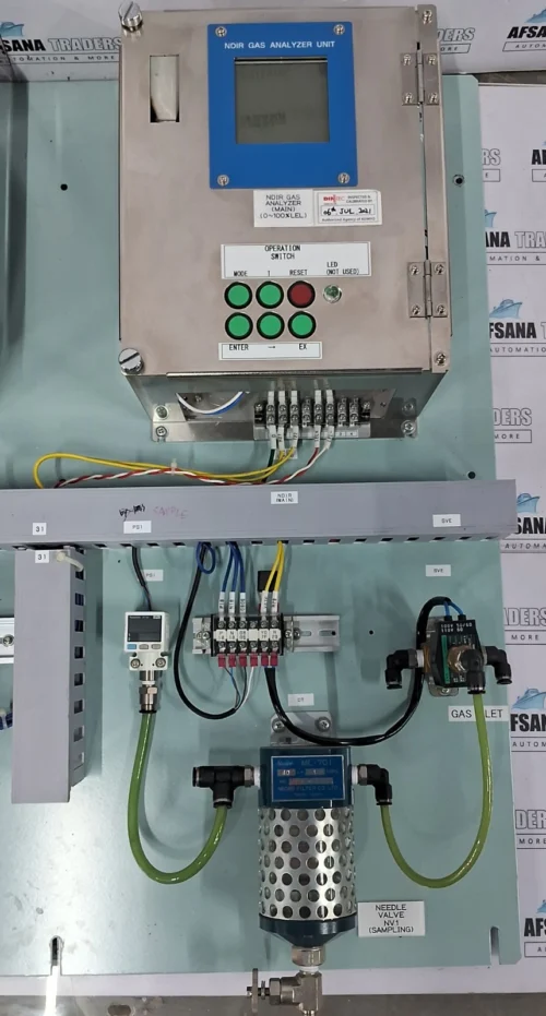 KOMYO KITAGAWA FMA-231UR INFLAMMABLE GAS ALARM SYSTEM/NDIR GAS ANYLZER WITHSPARE - Image 9