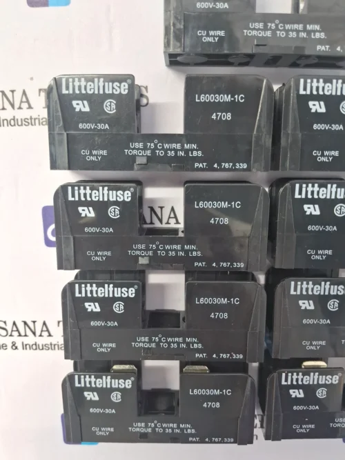 LOT OF 9X LITTELFUSE | L60030M-1C | 600V-30A | FUSE HOLDER - Image 14