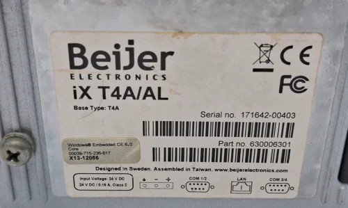 ALFA LAVAL | BEIJER ELECTRONICS | IX T4A/AL | 630006301 | DISPLAY - Image 13
