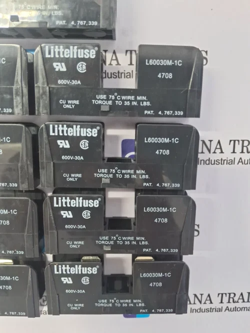 LOT OF 9X LITTELFUSE | L60030M-1C | 600V-30A | FUSE HOLDER - Image 13
