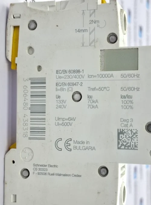 SCHNEIDER ELECTRIC | IC60H | C 4A | MINIATURE CIRCUIT BREAKER - Image 10