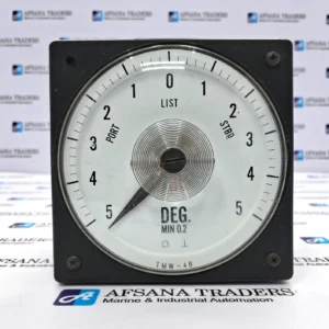 TSURUGA ELECTRIC | TMW-4B | 5 TO 5 | PORT LIST STBD | PRESSURE INDICATOR METER
