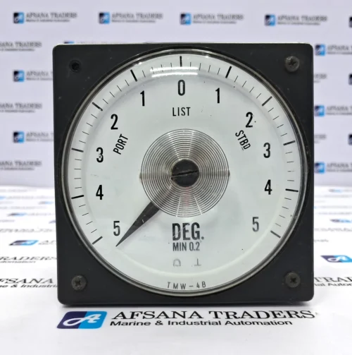 TSURUGA ELECTRIC | TMW-4B | 5 TO 5 | PORT LIST STBD | PRESSURE INDICATOR METER