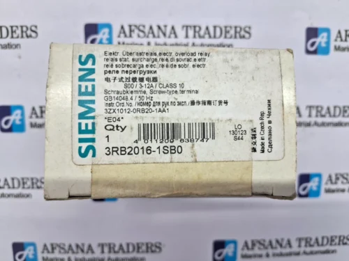 SIEMENS | SIRIUS | 3RB2016-1SB0 | MOTOR STARTER OVERLOAD RELAYS - Image 9