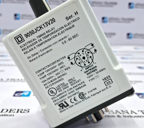 SQUARE D | 9050JCK13V20 | ELECTRICAL TIMING RELAY - Image 8