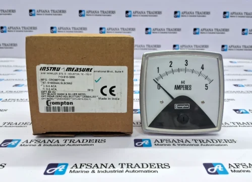 CROMPTON | 0 TO 5 | A-C | AMPERES | 01602AALSXXC6A1A2S2 | METER