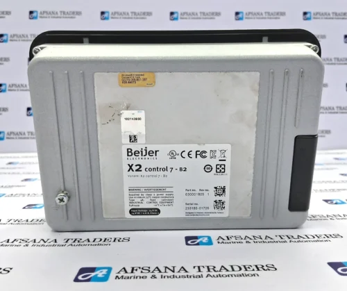 BEIJER ELECTRONICS | X2 CONTROL 7-B2 | 630001805 | REV.1 | DISPLAY - Image 9