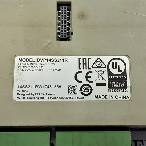 DELTA | DVP-14SS2 | DVP-14SS211R | PROGRAMMABLE LOGIC CONTROLLER - Image 7