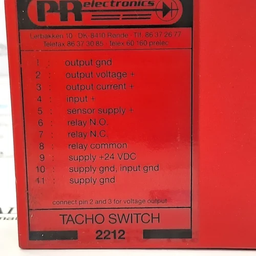 PR ELECTRONICS | 2212 | 2212 B2A | 510863 | TACHO SWITCH - Image 7