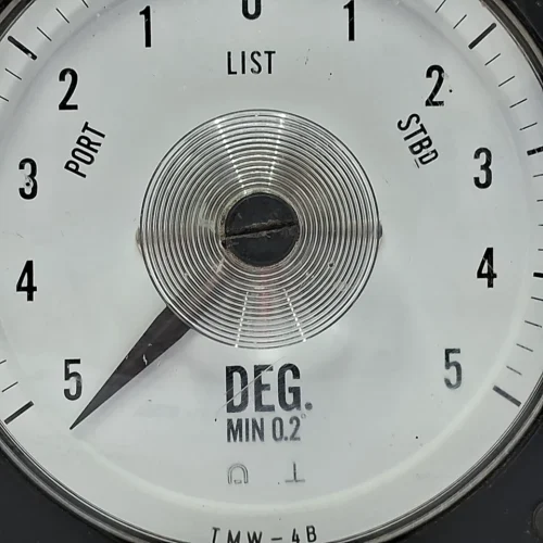 TSURUGA ELECTRIC | TMW-4B | 5 TO 5 | PORT LIST STBD | PRESSURE INDICATOR METER - Image 7