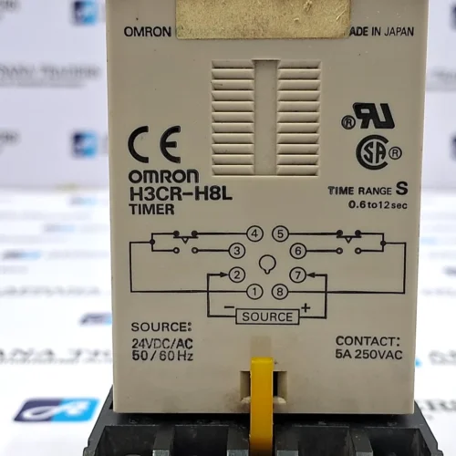 OMRON | H3CR-H8L | 0 TO 6 | SEC | 24VDC/AC | TIMER WITH BASE - Image 7