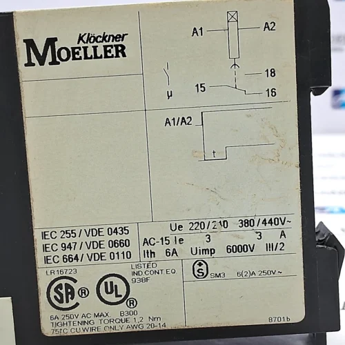 KLÖCKNER-MOELLER | TE-11 | TE 11-60-A | TIME RELAY - Image 8