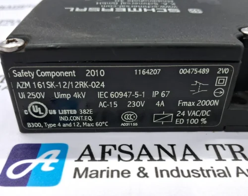SCMERSAL | AZM 161SK-12/12RK-024 | SAFETY SWITCH - Image 6