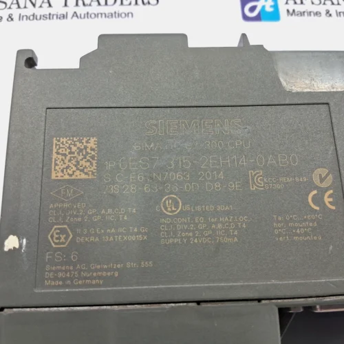 SIEMENS | 6ES7 315-2EH14-0AB0 | CPU315-2 PN/DP | CENTRAL PROCESSING UNIT - Image 8