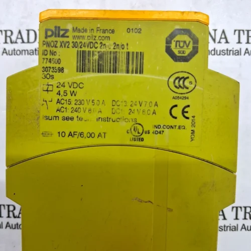 PILZ | PNOZ XV2 | 30/24VDC | 24VDC | 4,5 W | SAFETY RELAY - Image 8
