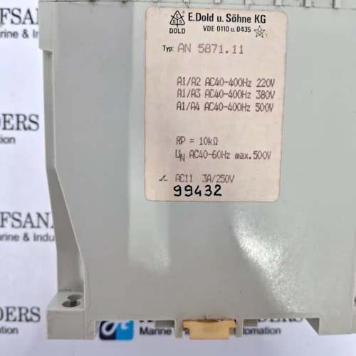 E.DOLD & SOHNE | AN5871 | AN5871.11 | VDE 0110 U.0435 | INSULATION MONITOR - Image 7
