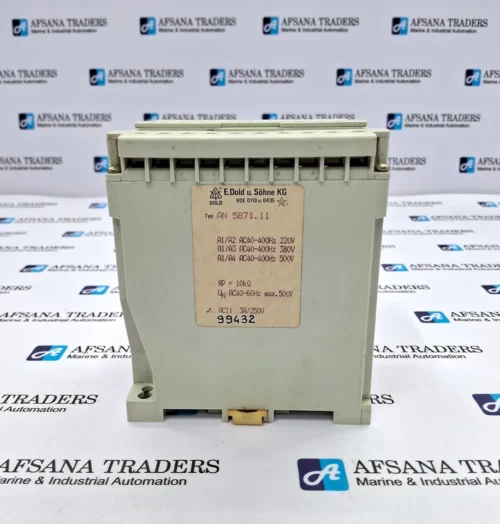 E.DOLD & SOHNE | AN5871 | AN5871.11 | VDE 0110 U.0435 | INSULATION MONITOR - Image 3