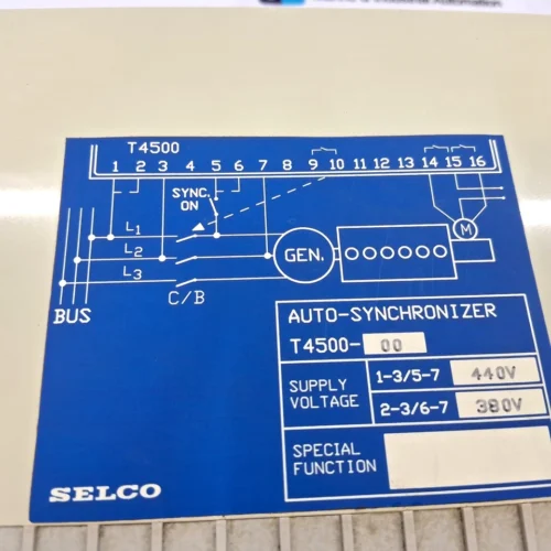 SELCO | T4500 | T4500-00 | AUTO-SYNCHRONIZER - Image 7