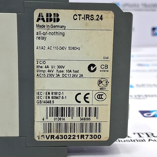 ABB | CT-IRS | CT-IRS.24 | 1SVR430221R7300 | ALL-OR-NOTHING RELAY - Image 7