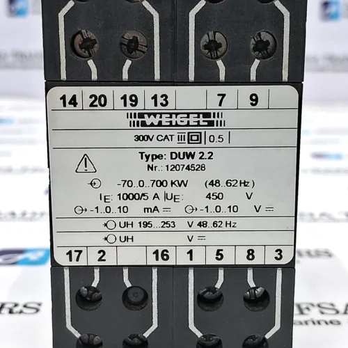 WEIGEL | DUW 2.2 | POWER MEASURING TRANSDUCERS - Image 7