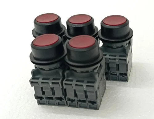 ABB 1YHB00000000843 MCB-01 PUSH BUTTON CAP COLOR RED 5X LOT
