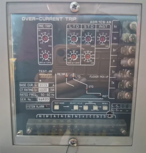 TERASAKI AH-40C 4000A AIR CIRCUIT BREAKER AC 550V 100KA 3 POLES WITH UVT - Image 10