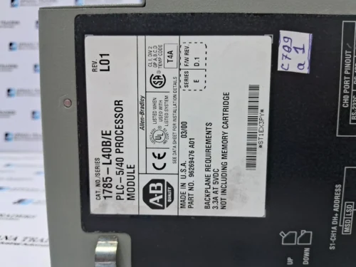 ALLEN-BRADLEY | 1785-L40B/E | REV.L01 | 96269476 A01 | MODULE - Image 10