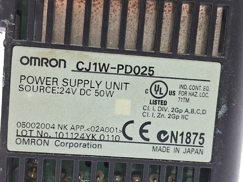 OMRON CJ1W-PD025 POWER SUPPLY UNIT - Image 8