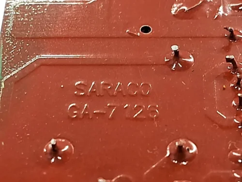 SARACO GA-7126 VER7.0 PRINTED CIRCUIT BOARD - Image 9