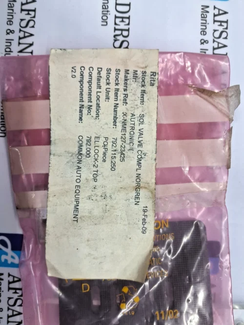 NORGREN X-NME127-23425/B07CH SOLENOID VALVE COMPL AUTRONICA 0-10 BAR - Image 8