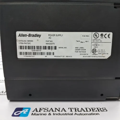 ALLEN-BRADLEY 1756-PA72/C POWER SUPPLY 96422273 - Image 7