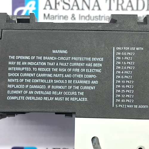 MOELLER PKZ 2 MANUAL MOTOR PROTECTOR - Image 9