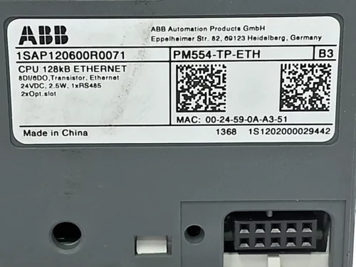 ABB | PM554 | PM554-TP-ETH | B3 | 1SAP120600R0071 | PLC MODULE - Image 7