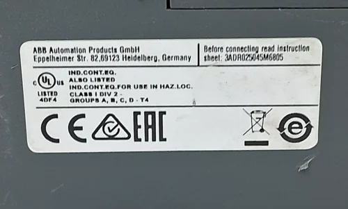 ABB | PM554 | PM554-TP-ETH | C3 | 1SAP120600R0071 | PLC MODULE - Image 8