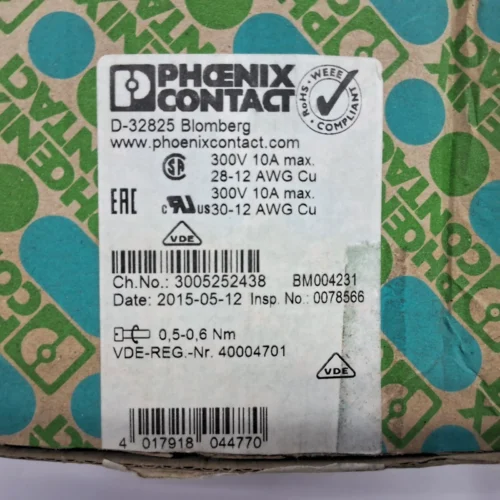 LOT OF 33X PHOENIX CONTACT 2UEA000861 CONNECTOR - Image 5