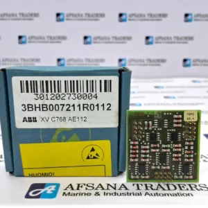 ABB XV C768 AE112 PRINTED CIRCUIT BOARD 3BHB007211R0112