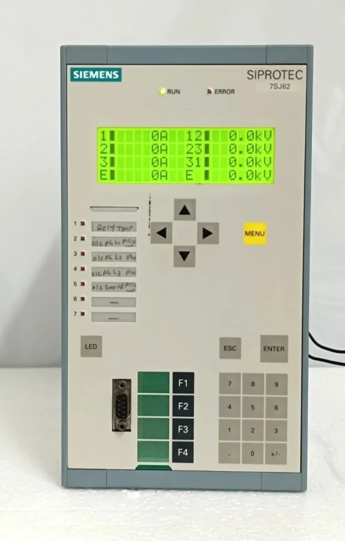 SIEMENS SIPROTEC 7SJ62 OVERCURRENT PROTECTION AND CONTROL 7SJ6211-5EB92-1HF0/FF