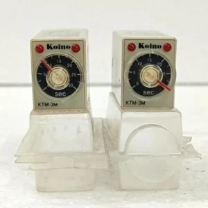 KOINO KTM-3M TIMING RELAY 0 TO 30 SEC LOT OF 2X