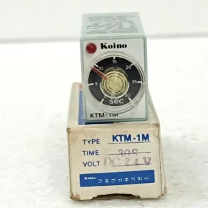 KOINO KTM-1M DC 24V 0 TO 30 SEC TIMER