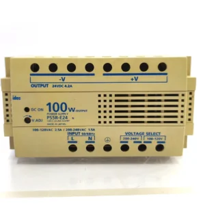 IDEC PS5R-E24 POWER SUPPLY 100-120VAC 2.5A / 200-240VAC 1.5A 50/60HZ 24VDC 4.2A