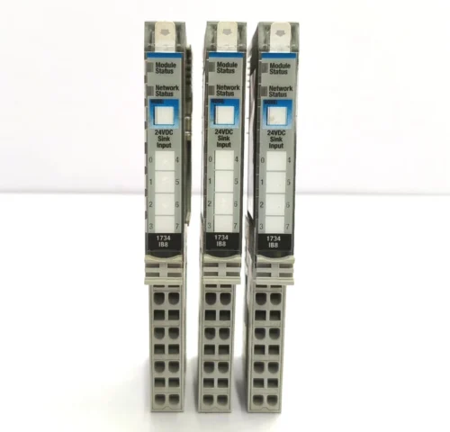 ALLEN-BRADLEY 1734-IB8 MODULE 1734-RTBS, 1734-MB LOT OF 3X
