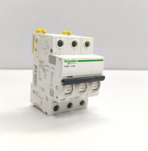 SCHNEIDER ELECTRIC IC60N C 25A MINIATURE CIRCUIT BREAKER 3POLE