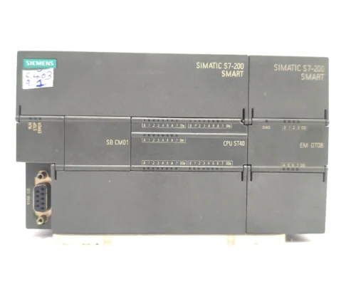 SIEMENS 6ES7 288-1ST40-0AA0 CPU MODULE WITH MODULE 6ES7 288-2DT08-0AA0