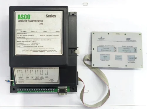 ASCO SERIES 300 AUTOMATIC TRANSFER SWITCH D00300C30230K1X0 230AMPS 473708