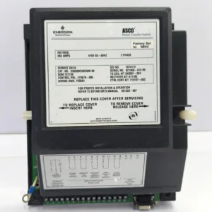 EMERSON / ASCO E00300C30260K100 POWER TRANSFER SWITCH 260AMPS 415V