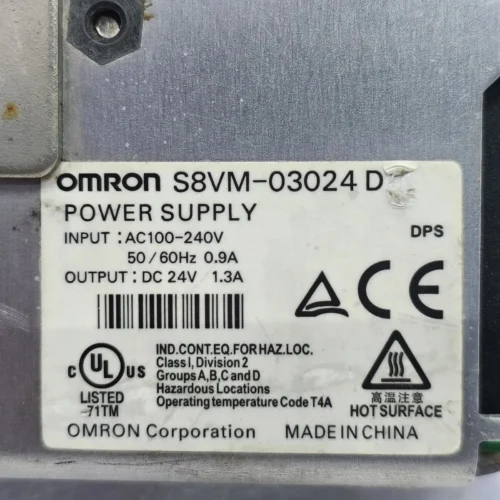 OMRON S8VM-03024D POWER SUPPLY PZB-024 - Image 8
