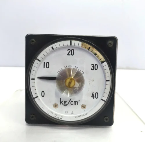 TOYO KEIKI DVF-11 PRESSURE INDICATOR KG/CM2 0 TO 40