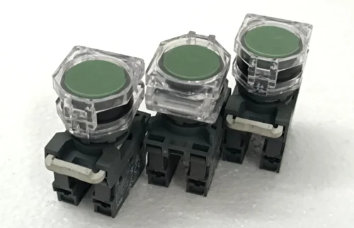 ABB MP1-42R-11 MCB-01 PUSH BUTTON GREEN 3X LOT