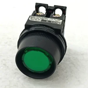 FUJI ELECTRIC AR30G3L LAMP 30V 1W MAX PUSH BUTTON SWITCH CAP COLOR GREEN